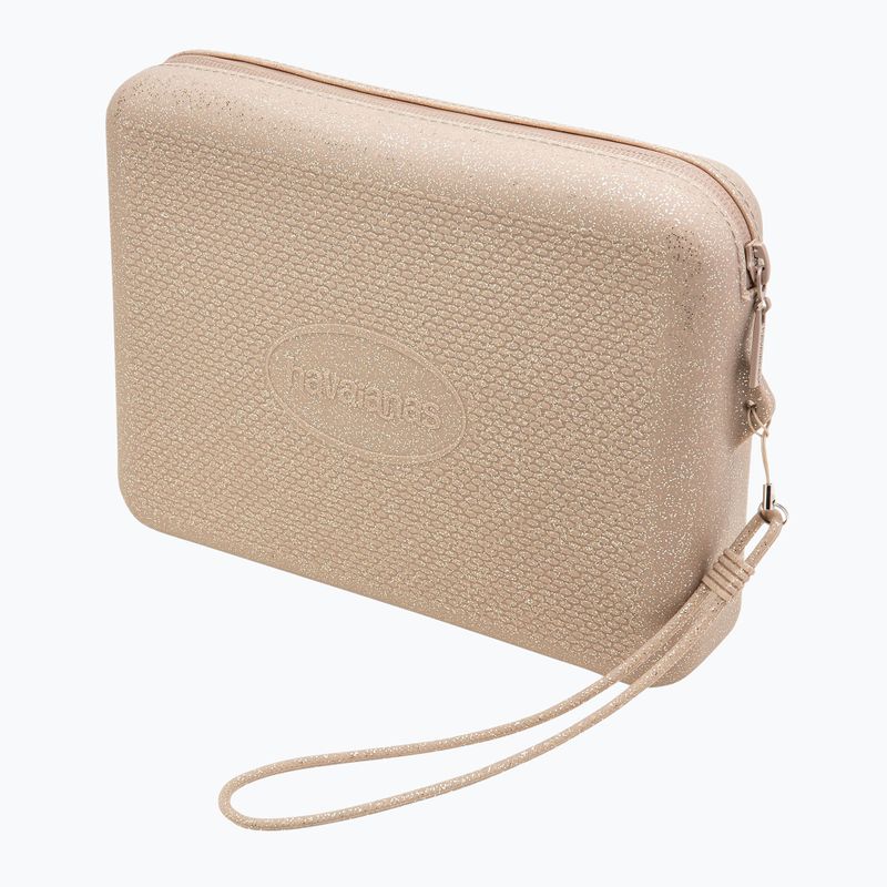 Kosmetyczka Havaianas Beach Necessaire Glitter golden 2