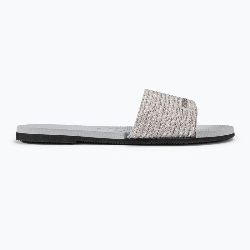 Klapki damskie Havaianas You Malta Metallic ice grey 2