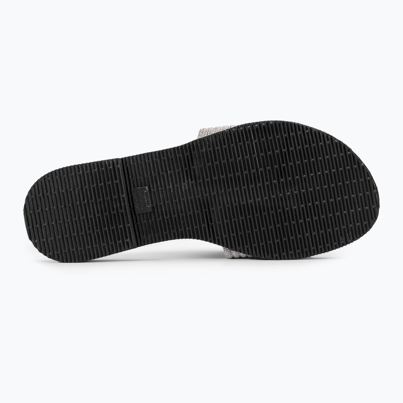 Klapki damskie Havaianas You Malta Metallic ice grey 4