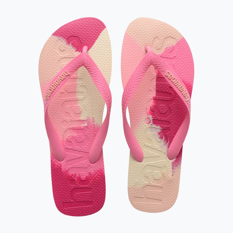 Japonki Havaianas Top Logomania Colors II crystal rose 10