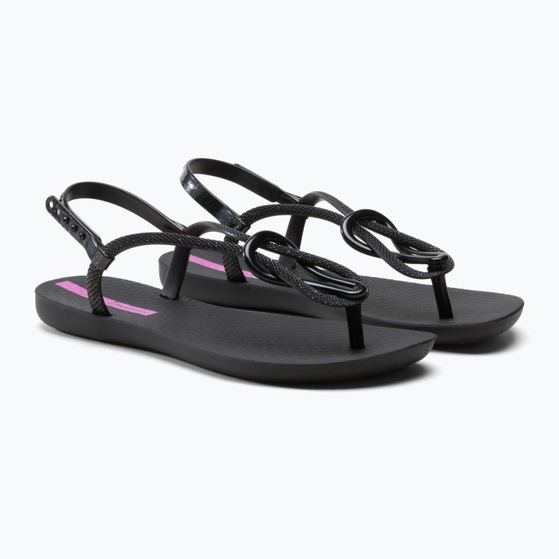 Sandały damskie Ipanema Trendy black/lilac 4