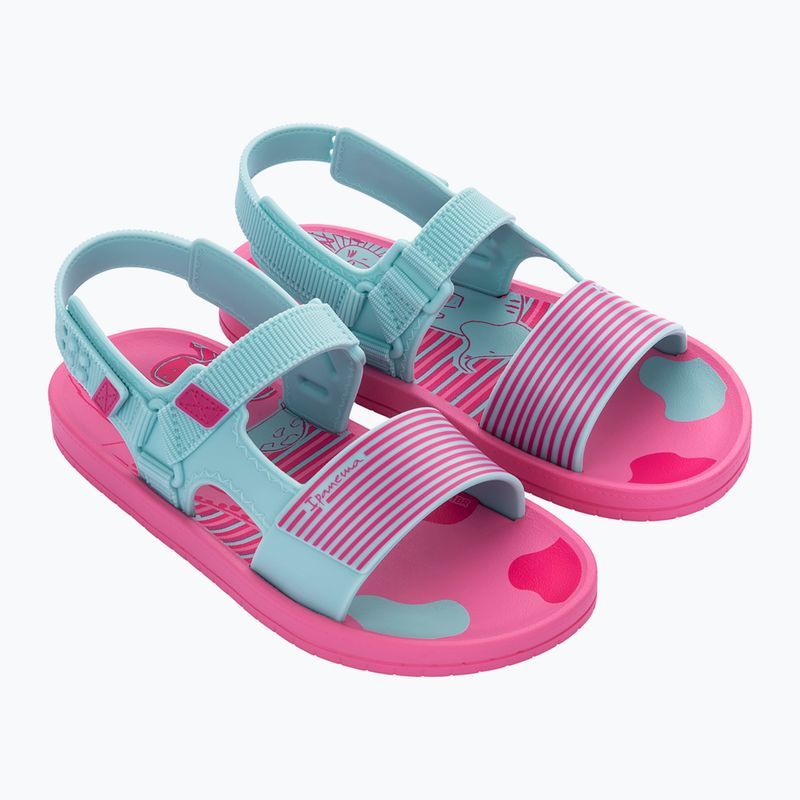 Sandały dziecięce Ipanema Recreio Papete Kids pink/green 9
