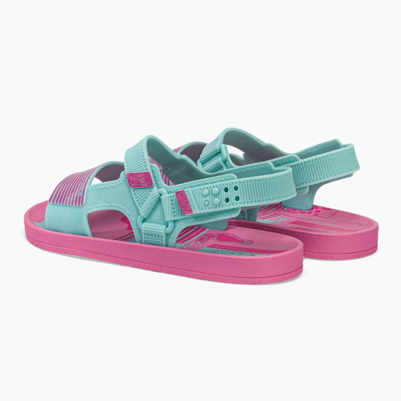 Sandały dziecięce Ipanema Recreio Papete Kids pink/green 3