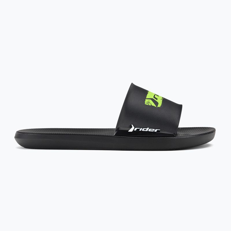 Klapki dziecięce RIDER Speed In black/green 2