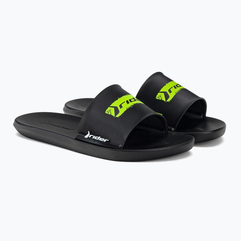 Klapki dziecięce RIDER Speed In black/green 4