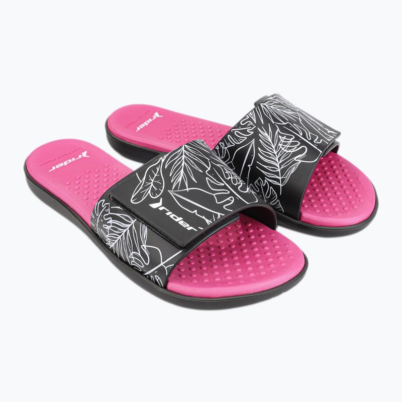 Klapki damskie RIDER Pool IV Fem black/pink 9