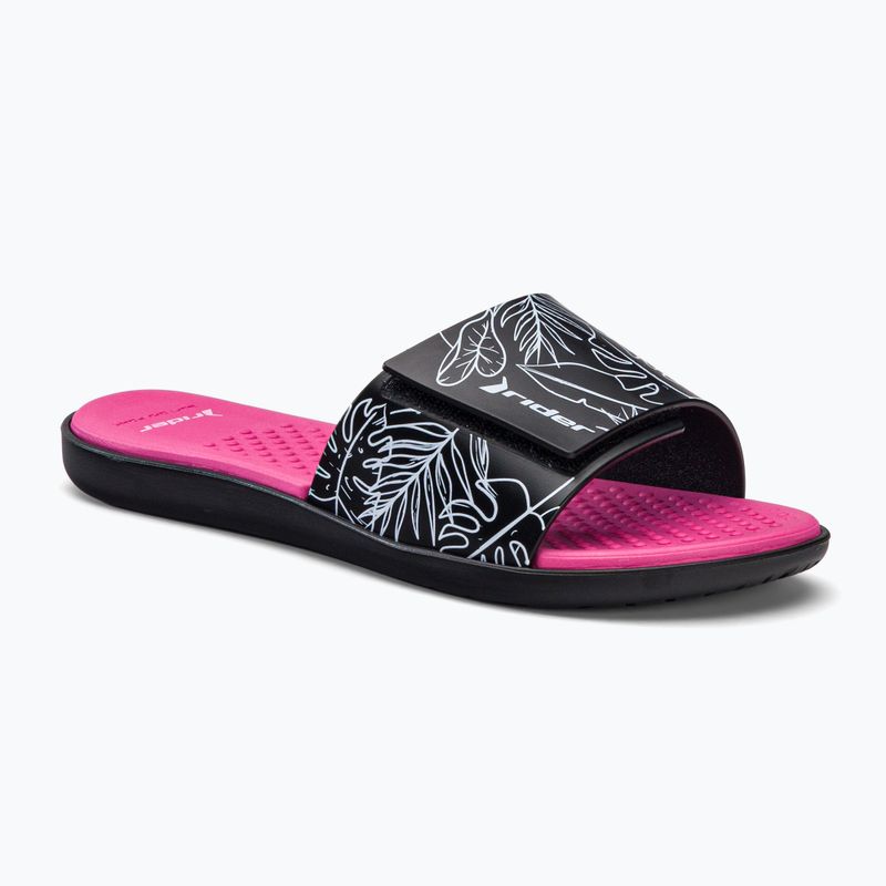Klapki damskie RIDER Pool IV Fem black/pink