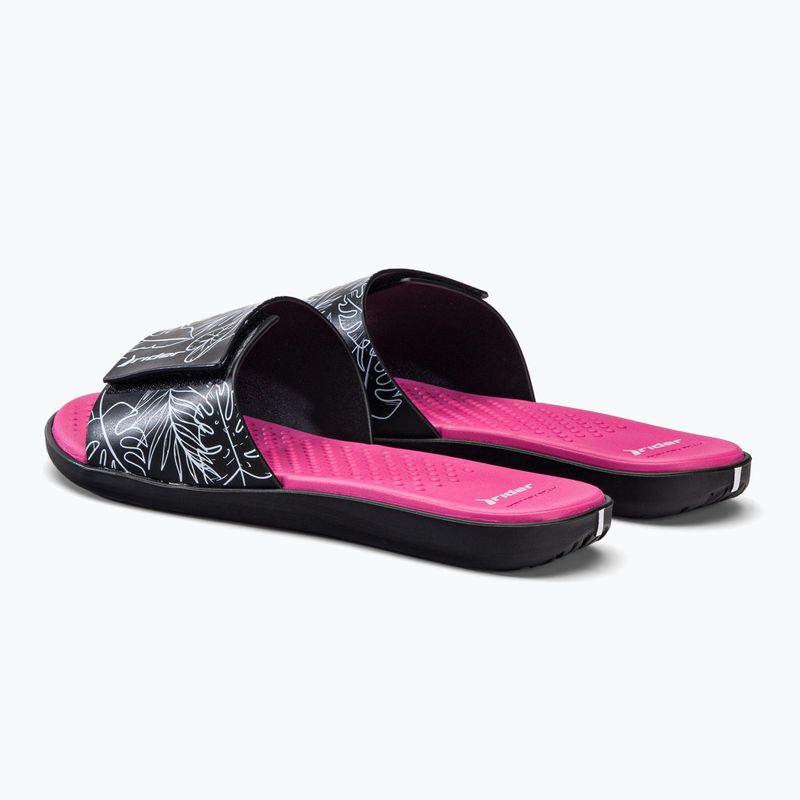 Klapki damskie RIDER Pool IV Fem black/pink 3