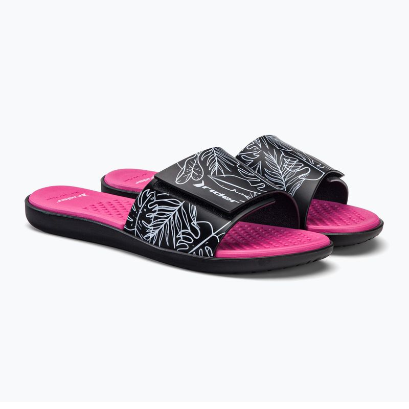 Klapki damskie RIDER Pool IV Fem black/pink 4