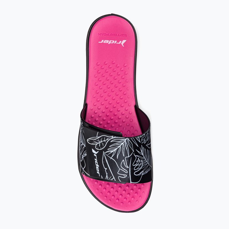 Klapki damskie RIDER Pool IV Fem black/pink 6