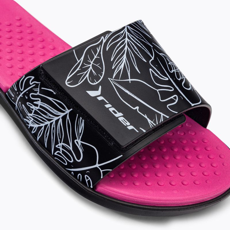 Klapki damskie RIDER Pool IV Fem black/pink 7