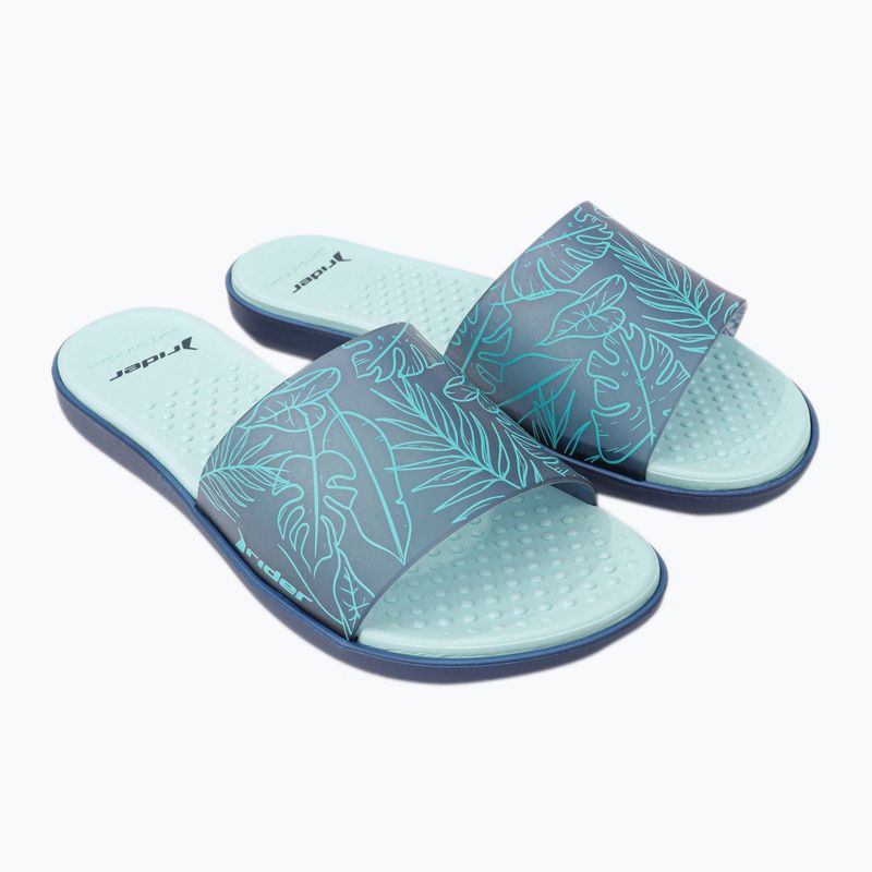 Klapki damskie RIDER Splash IV Fem blue/green 9