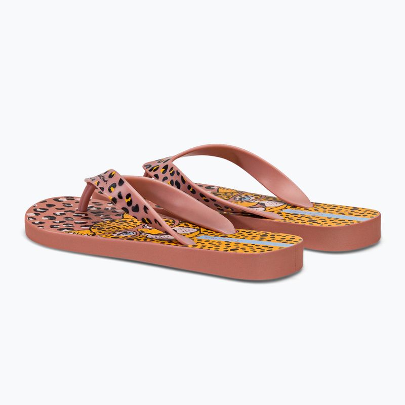 Japonki dziecięce Ipanema Safari Fun Kids pink/yellow/brown 3