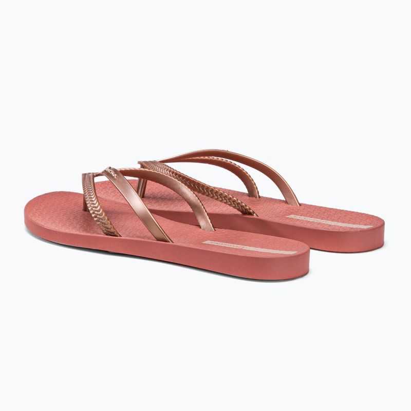 Japonki damskie Ipanema Bossa pink/metallic pink 3