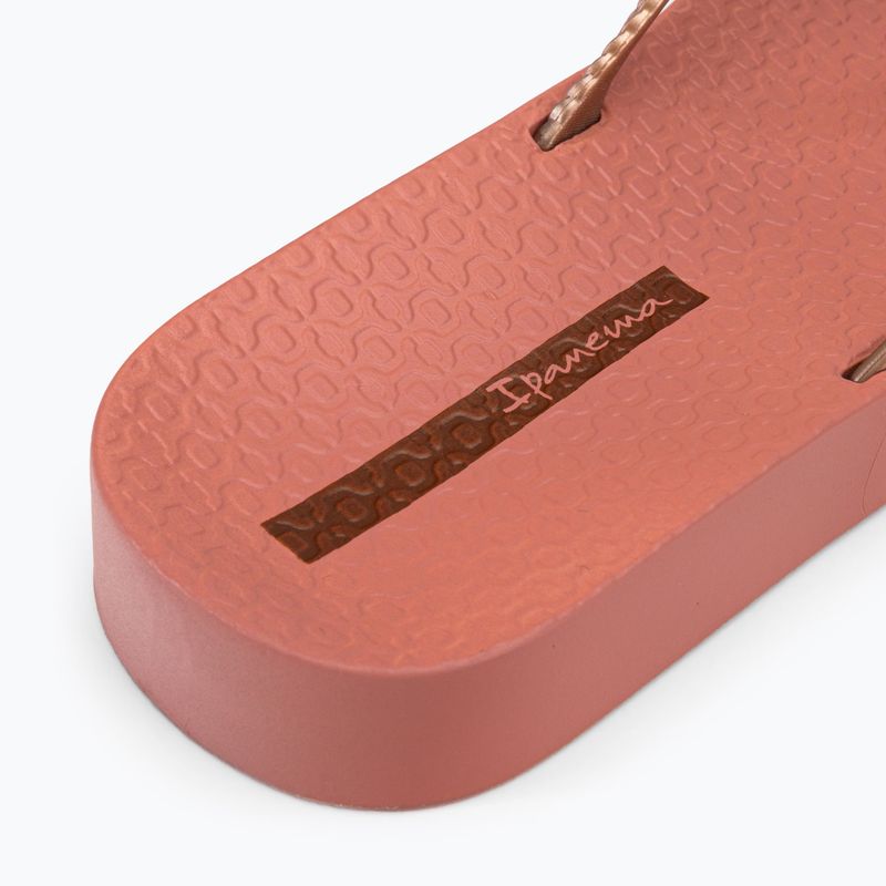 Japonki damskie Ipanema Bossa Soft V pink/metallic pink 8