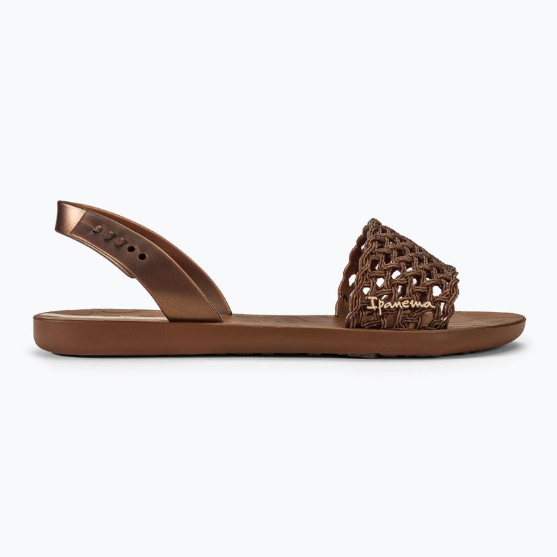 Sandały damskie Ipanema Breezy Sandal brown/bronze 2