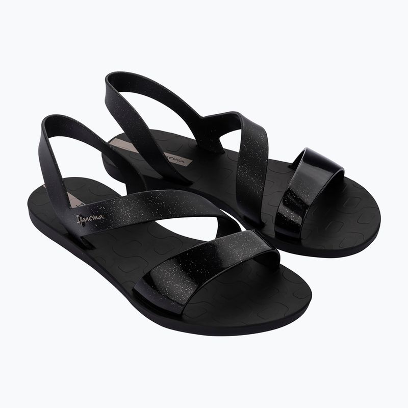 Sandały damskie Ipanema Vibe black/glitter black 11