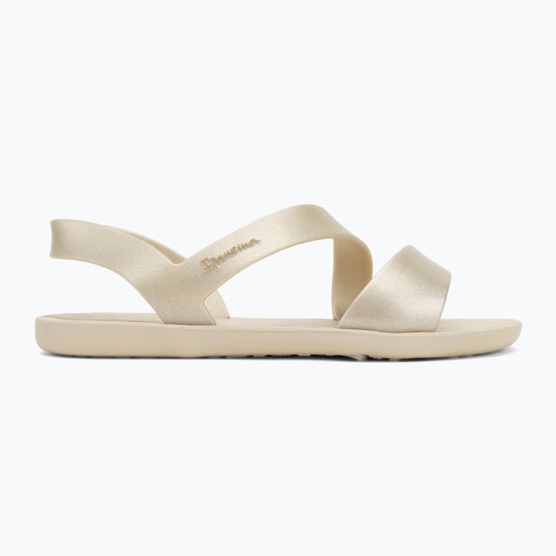 Sandały damskie Ipanema Vibe beige/glitter beige 2