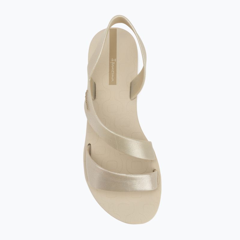 Sandały damskie Ipanema Vibe beige/glitter beige 5