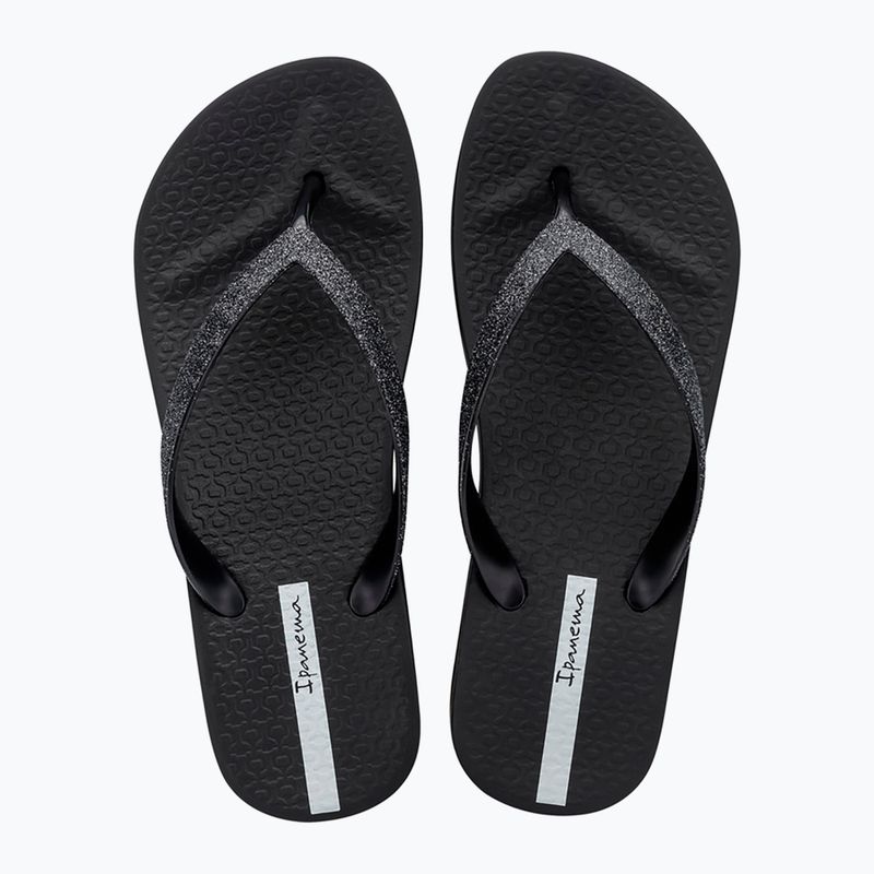 Japonki damskie Ipanema Mesh Chic Plat black/glitter black 2