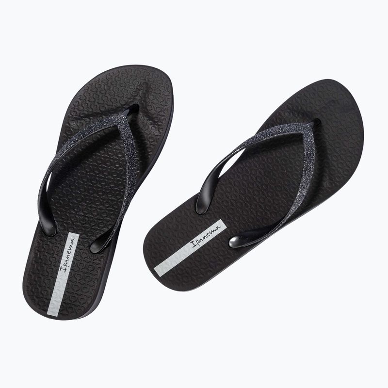 Japonki damskie Ipanema Mesh Chic Plat black/glitter black 3