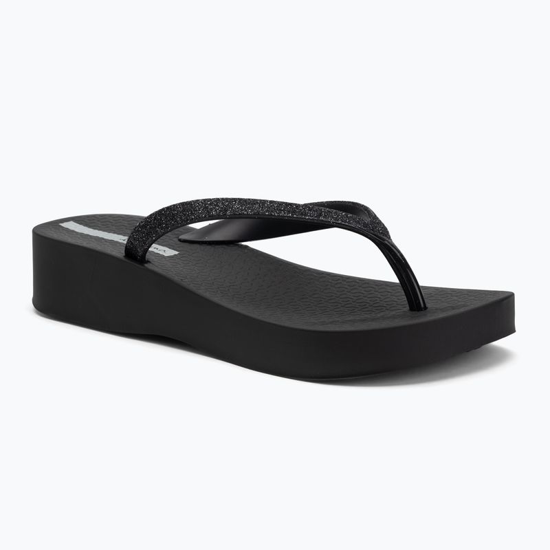 Japonki damskie Ipanema Mesh Chic Plat black/glitter black