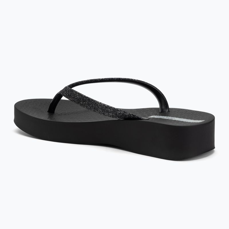 Japonki damskie Ipanema Mesh Chic Plat black/glitter black 3