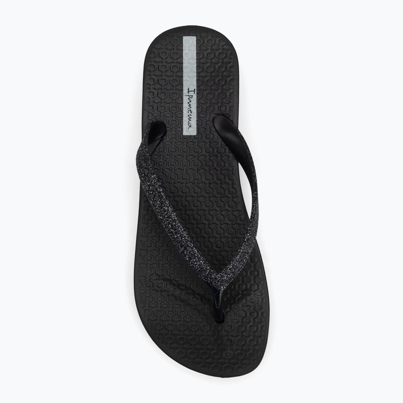 Japonki damskie Ipanema Mesh Chic Plat black/glitter black 5