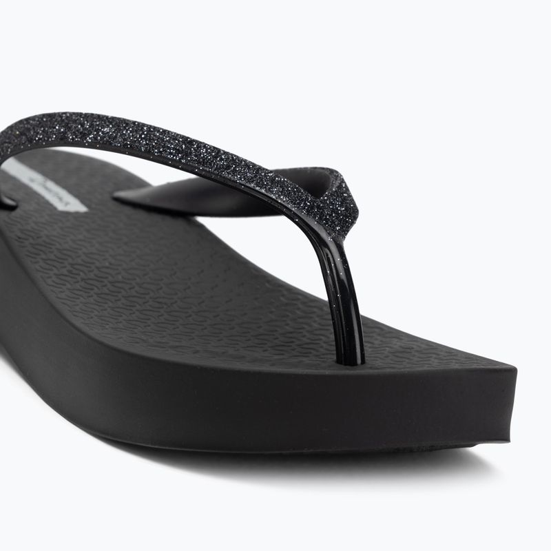 Japonki damskie Ipanema Mesh Chic Plat black/glitter black 7
