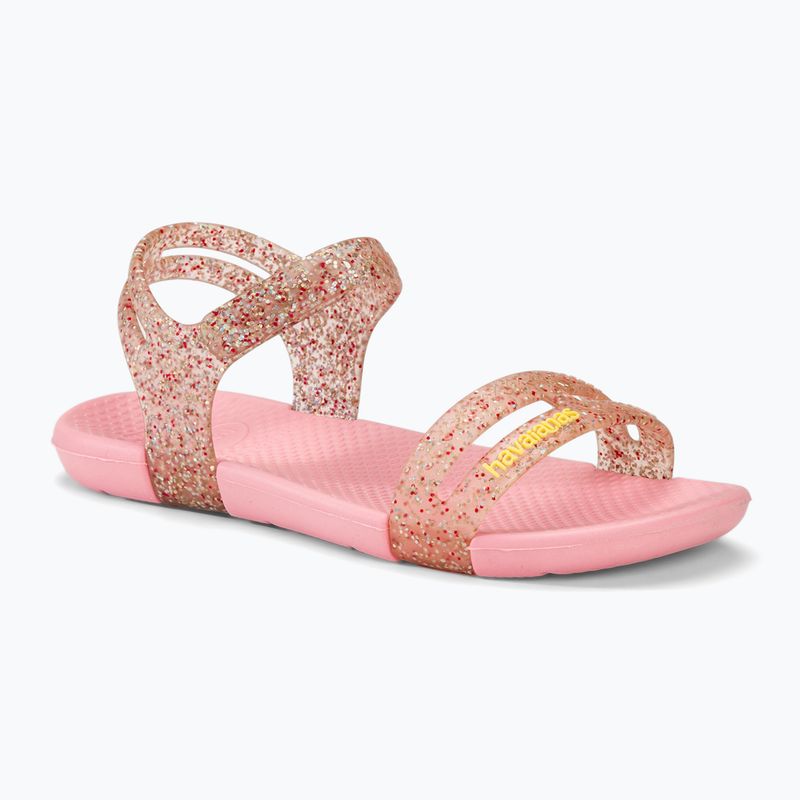 Sandały dziecięce Havaianas Kids Play Mall Glitter macaron pink