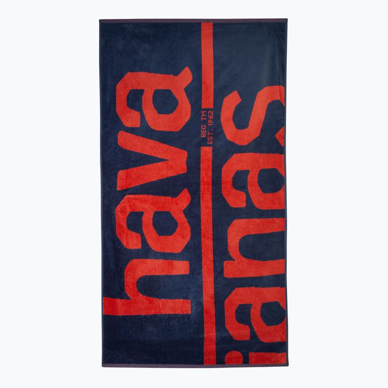 Ręcznik Havaianas Logo XL navy / red