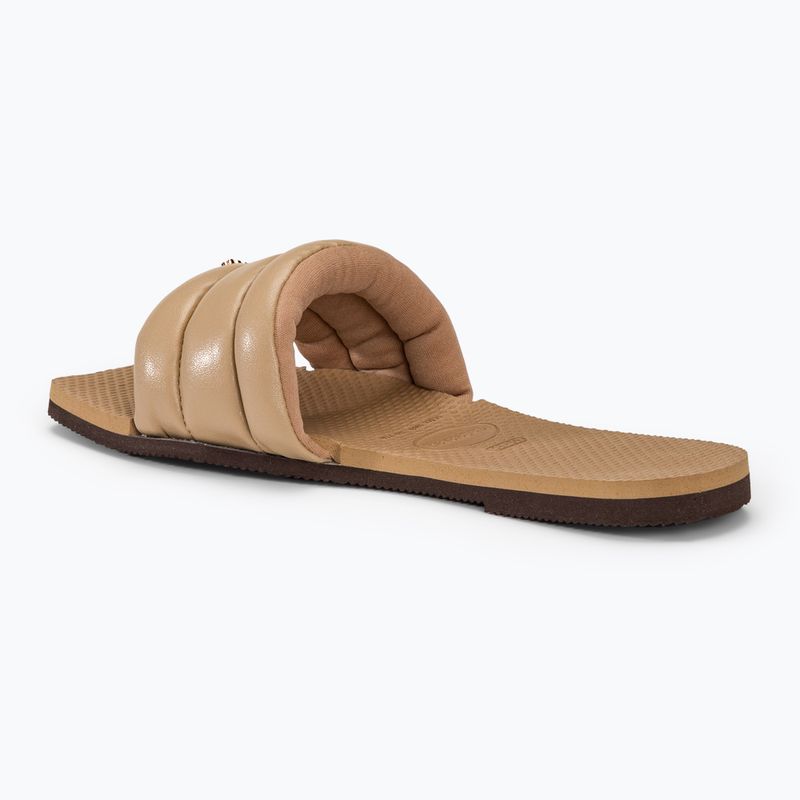 Klapki damskie Havaianas You Milan rose gold 3