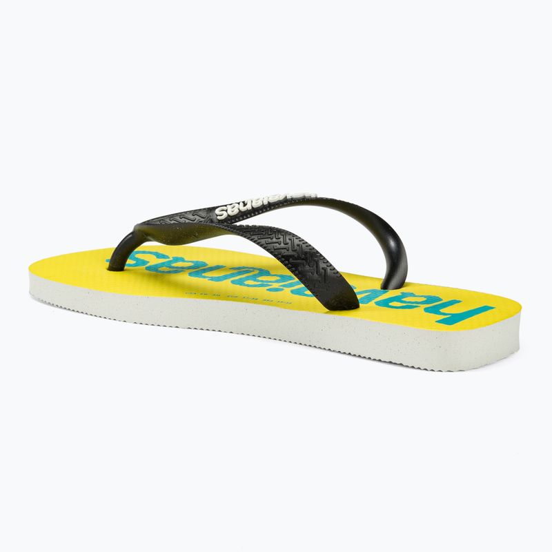 Japonki Havaianas Top Logomania 2 white / black 3