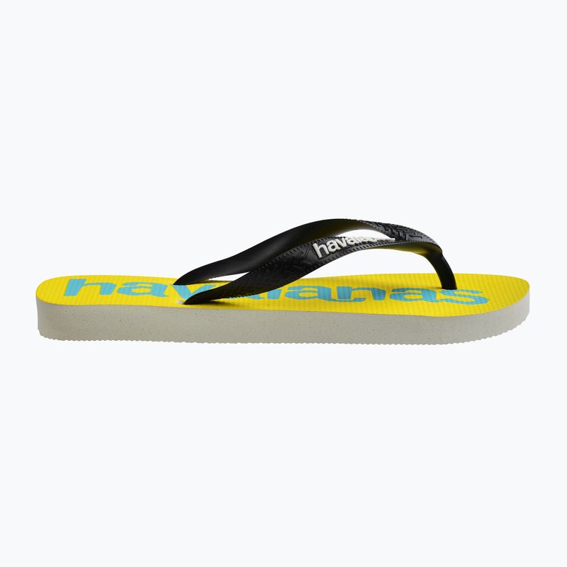 Japonki Havaianas Top Logomania 2 white / black 9