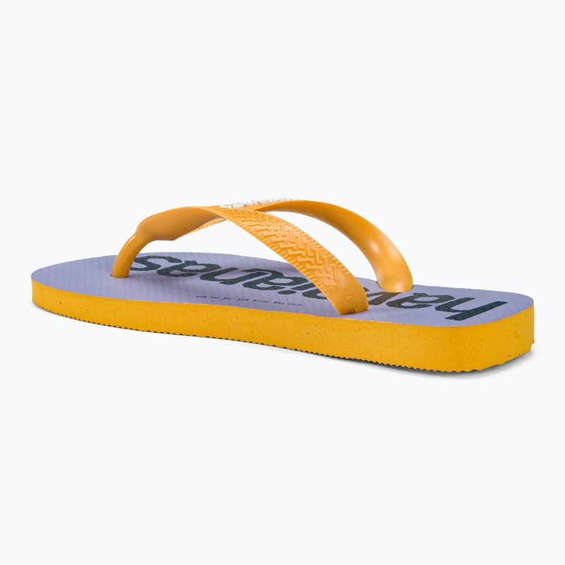 Japonki Havaianas Top Logomania 2 pop yellow 3