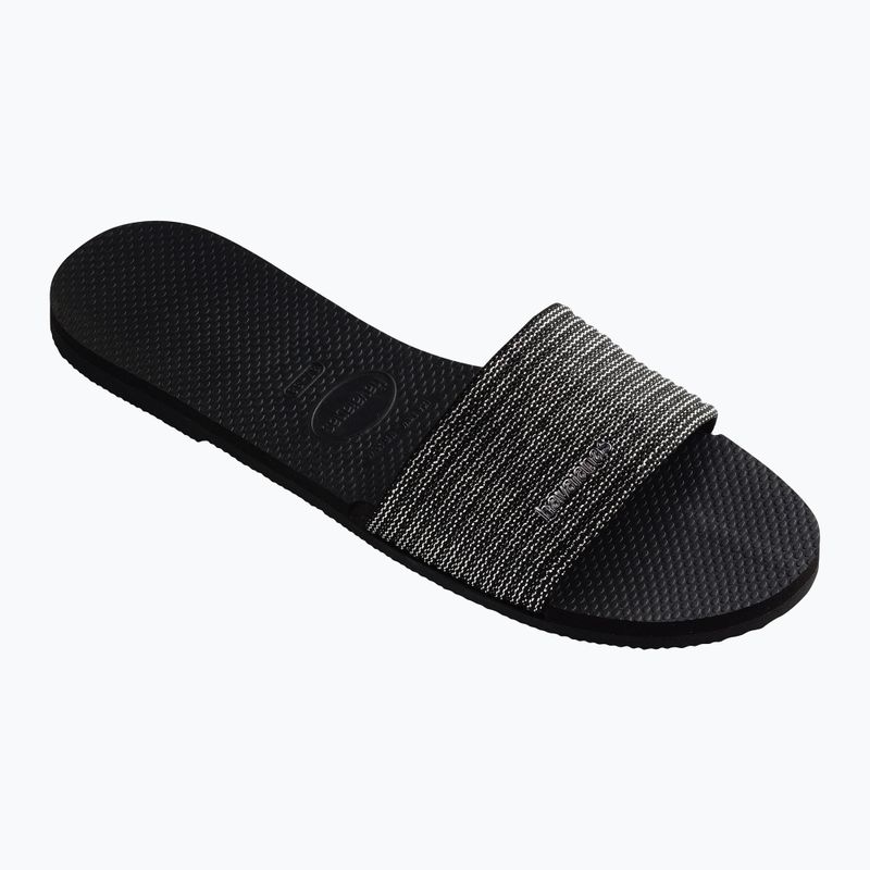 Klapki damskie Havaianas You Malta Metallic black 8