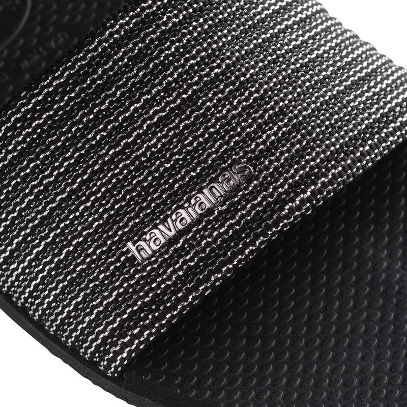 Klapki damskie Havaianas You Malta Metallic black 12