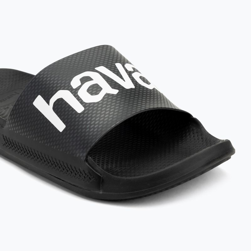 Klapki Havaianas Classic Logomania navy black 7