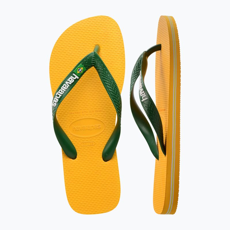 Japonki Havaianas Brasil Logo pop yellow 11