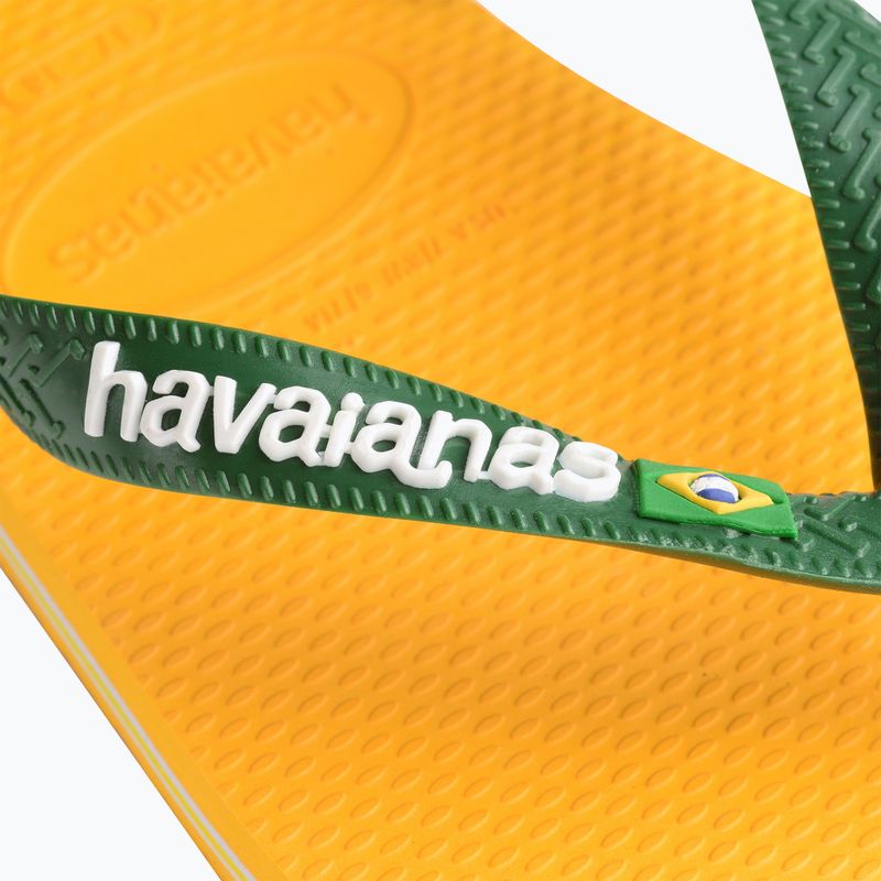 Japonki Havaianas Brasil Logo pop yellow 12