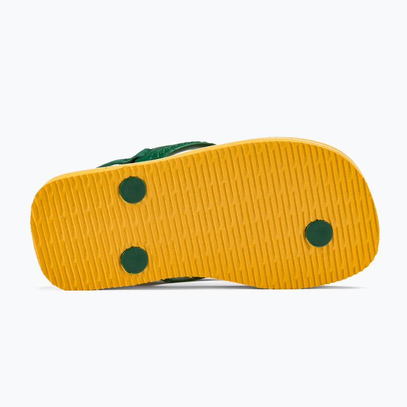 Sandały dziecięce Havaianas Baby Brasil Logo II pop yellow / amazon 5