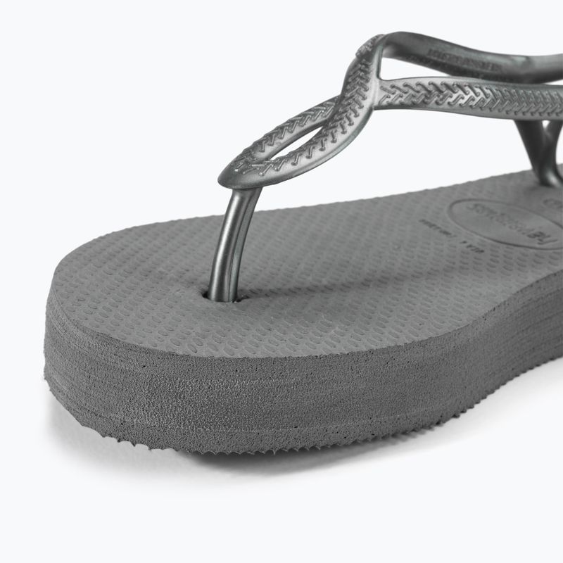 Sandały damskie Havaianas Luna Flatform grey steel 7