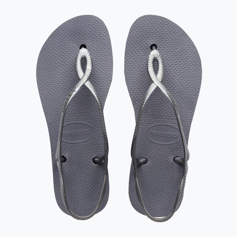 Sandały damskie Havaianas Luna Flatform grey steel 10