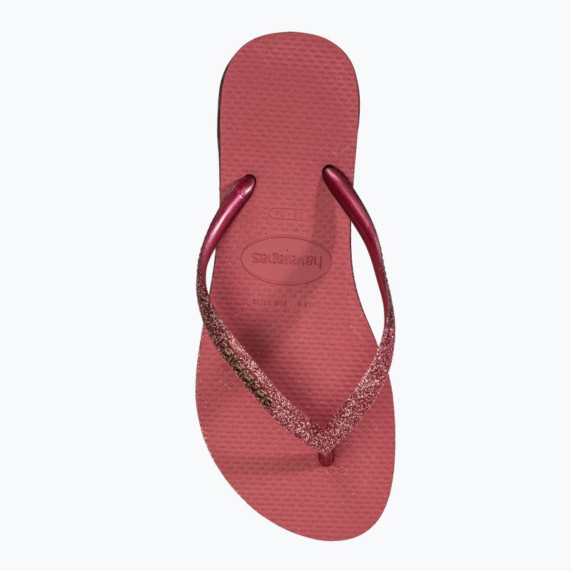 Japonki damskie Havaianas Slim Sparkle II pau brasil 5