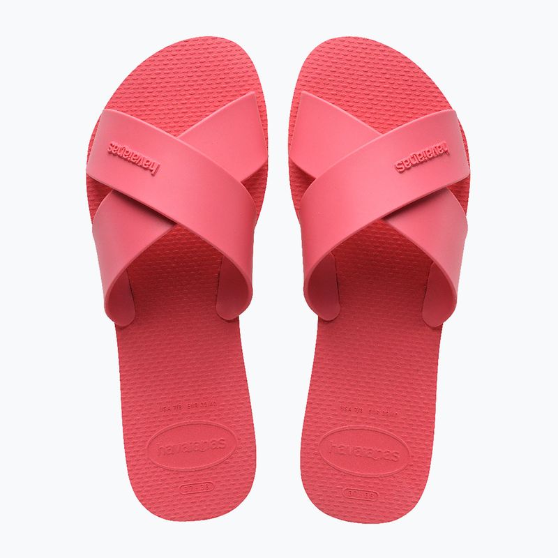 Klapki damskie Havaianas Aqua pink porcelain 3