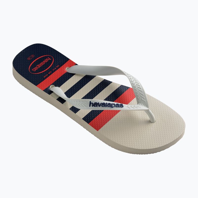 Japonki Havaianas Top Nautical white / white / navy blue 8