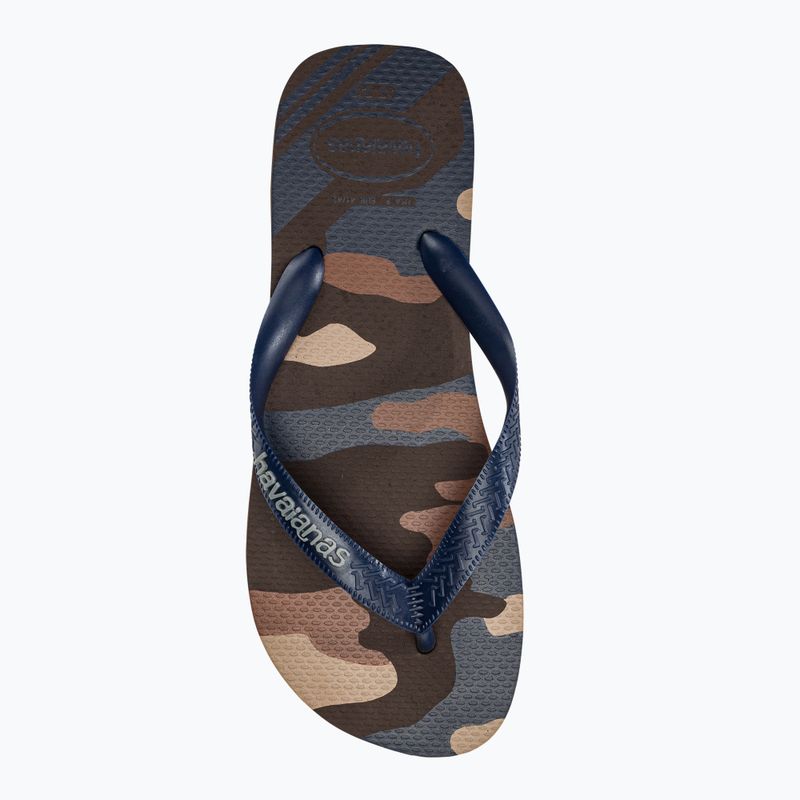 Japonki męskie Havaianas Top Camu dark brown 5