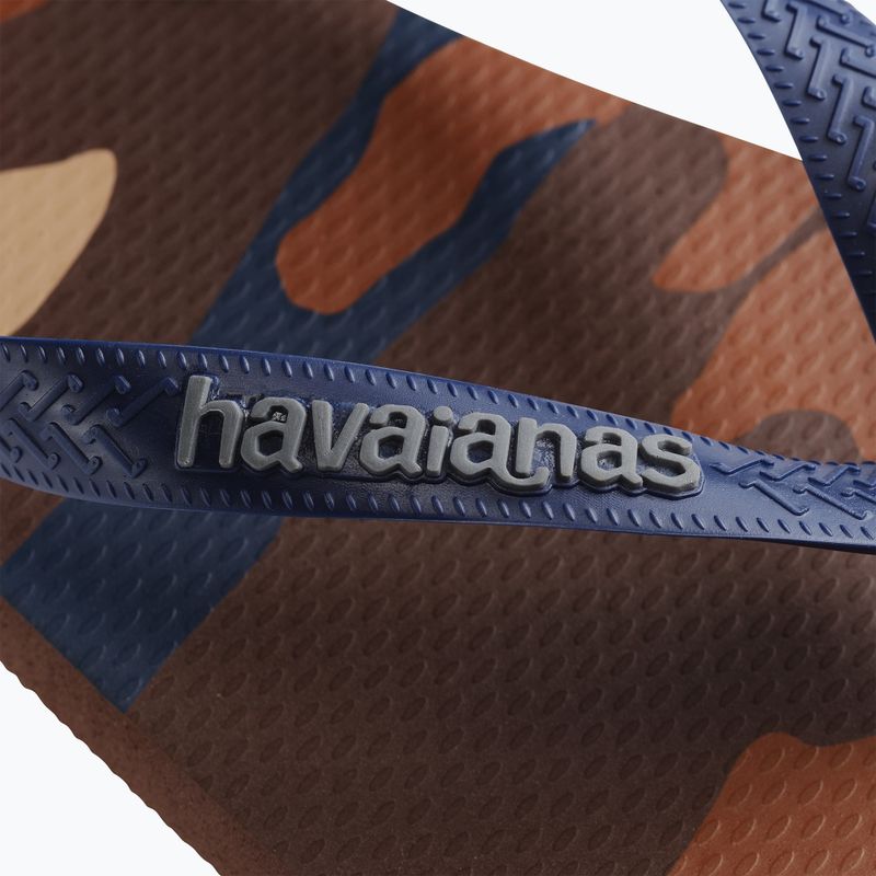 Japonki męskie Havaianas Top Camu dark brown 12