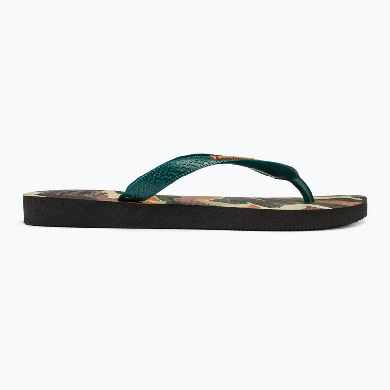 Japonki męskie Havaianas Top Camu black / pantanal green 2