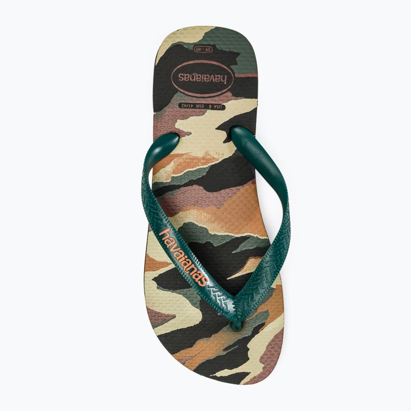 Japonki męskie Havaianas Top Camu black / pantanal green 5